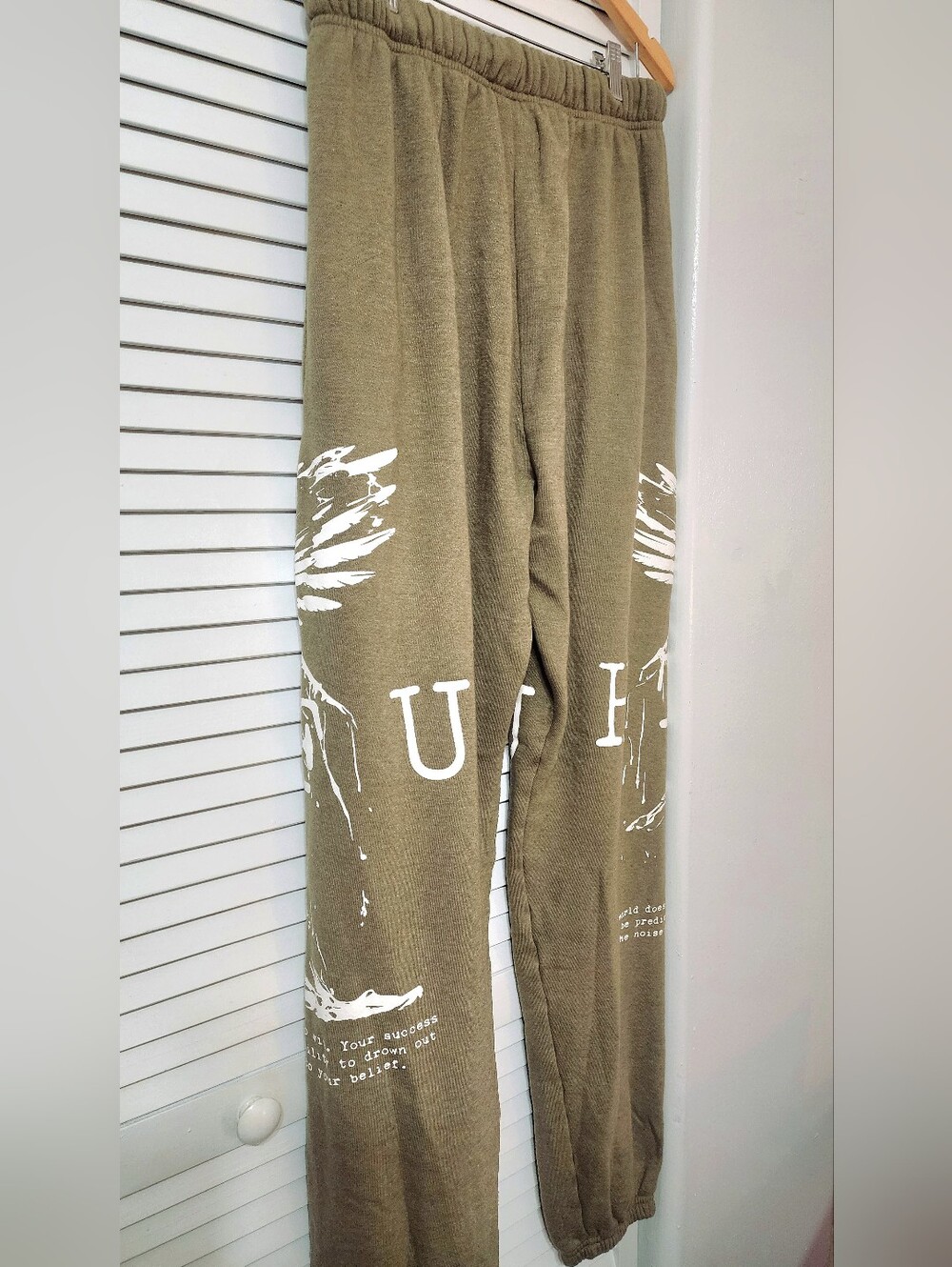 HTFU Gym Rat Joggers Sweat Pants - Army Green Fleece